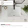 STYLISH Horizon 20 3/4 inch Rectangular Undermount Porcelain Bathroom Sink with 2 Overflow Finishes
