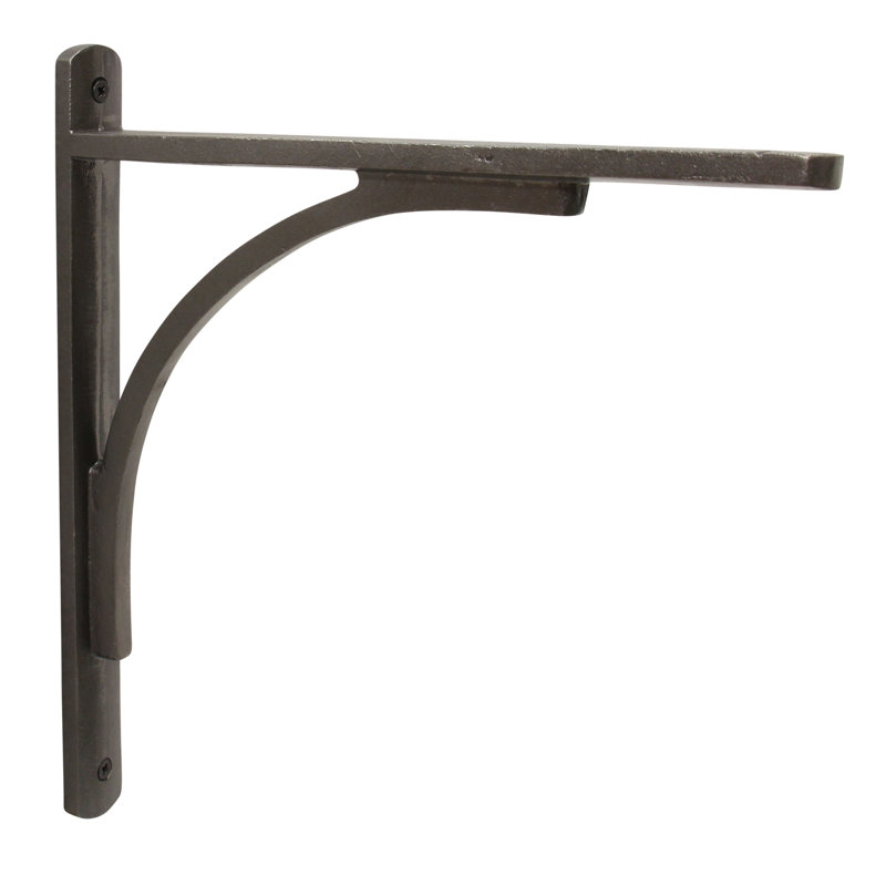 Équerre de tablette en fer, Gris