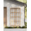 Treillis moderne en bois de cèdre, brun doré