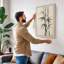 Bamboo in Ink Japandi - Wrapped Canvas-533833487-533833481