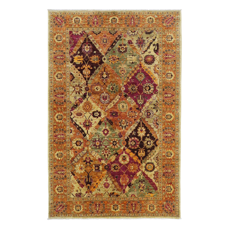 Geometric Autumn Serapi 4'11" x 7'8"