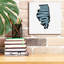 «Illinois 2» par Art Licensing Studio, art mural sur toile