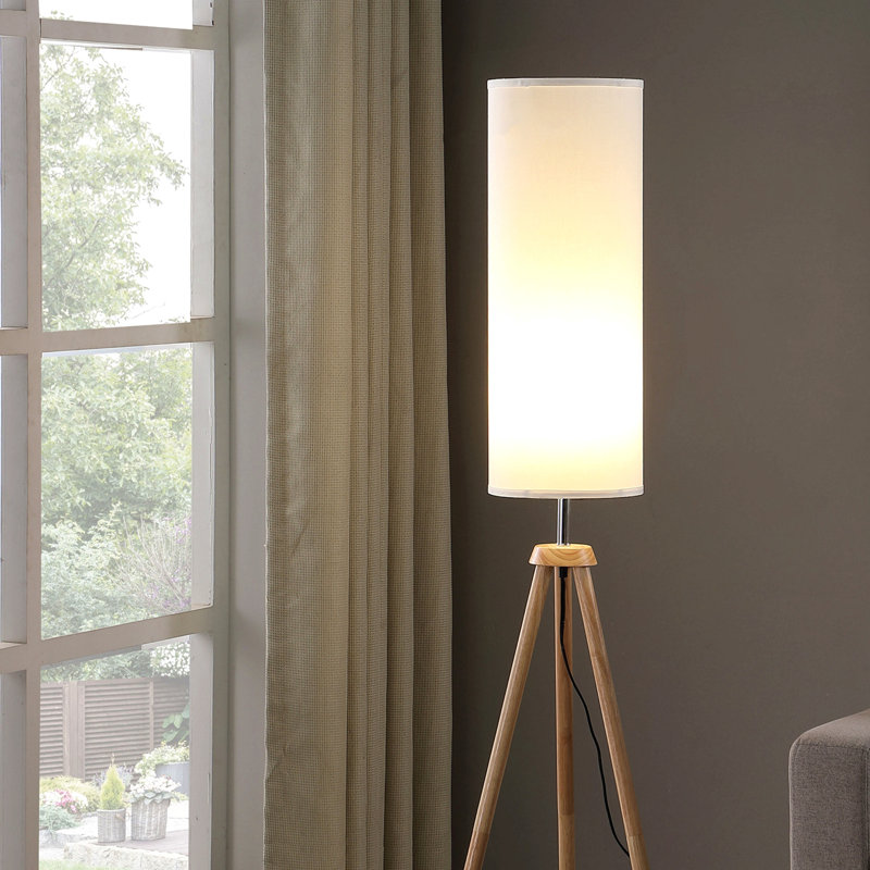 Lampe trépied naturelle moderne 58,5 po In Lauren