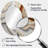Beige And Orange Minimalism Stone Geode III - Beige Modern Oval Wall Mirror-624694038