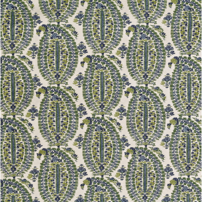 The Winthrop Anoushka Fabric, Blue/Green