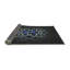 Tapis noir/bleu tissé à la machine-1265484249