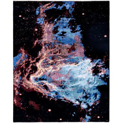 Odom One-of-a-Kind 8' 2" X 10' 2" Area Rug Black
