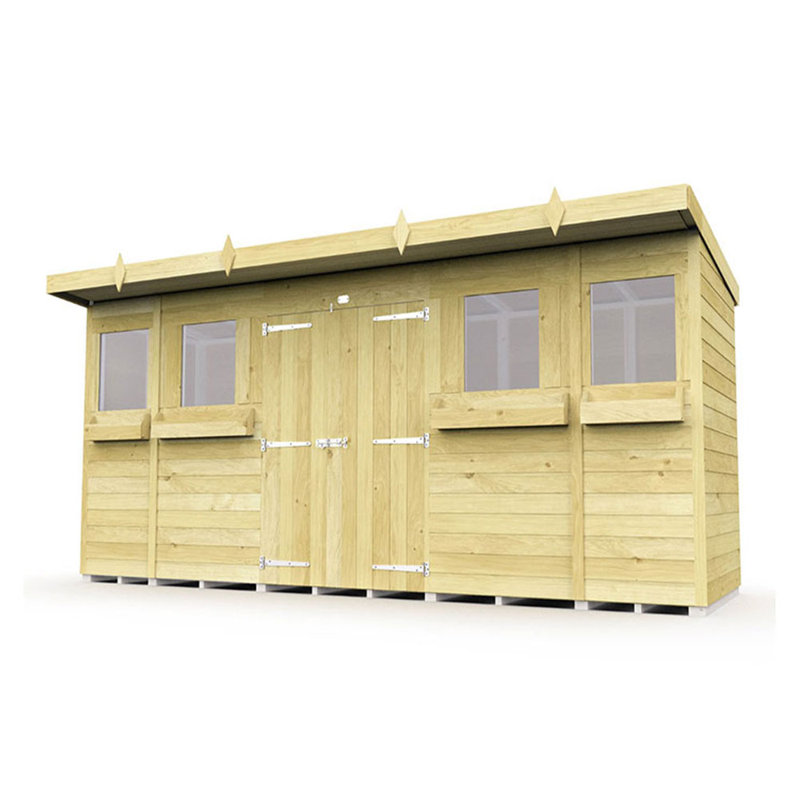 Pent Summer Shed, 14ft x 4ft