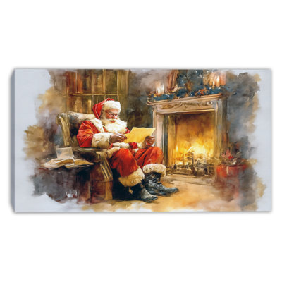 Art mural sur toile Santa