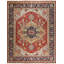 Tapis oriental en laine rouge noué à la main-16327760