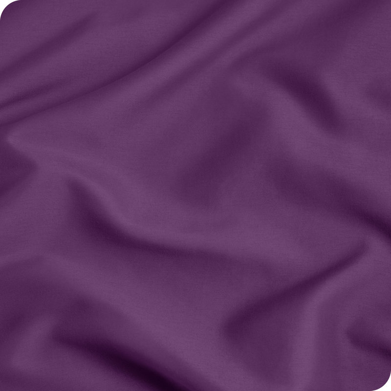 Microfiber Pillowcase Set Envelope Closure, Queen Pillow Case, Plum