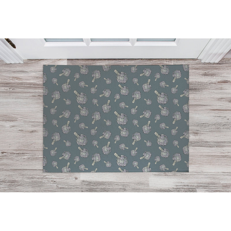 Summer Artichoke, 24'' W x 36'' L, Slate