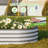 Backyard Expressions Home Galvanized Raised Garden Bed Kit 8x4x1ft, Planter Box Raised Garden Beds Outdoor, Easy Assembly Metal Raised Bed For Gardening Vegetables, Fruits, Flowers - Silver-111079652