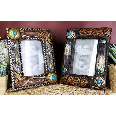 Feune Brown Matte Picture Frame - Set of 2
