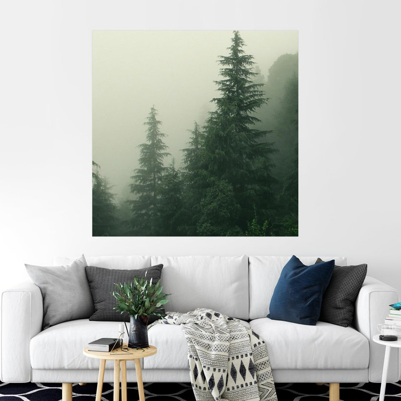 Forest Nature Landscape Peel & Stick Border, 48" L x 48" W