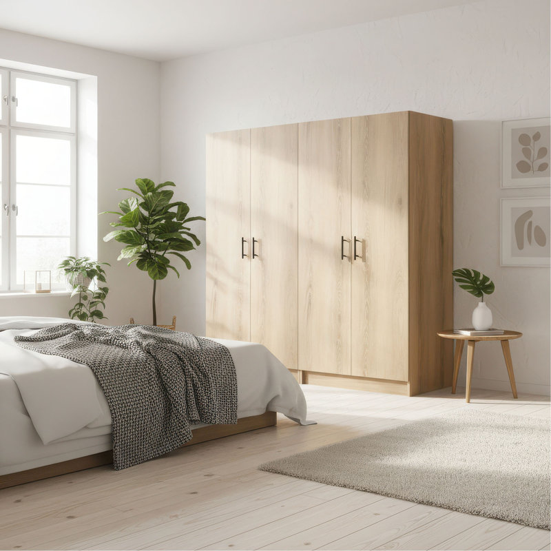 Modex Multi-Purpose Utility Storage Cabinet (2-Piece Set), Oak