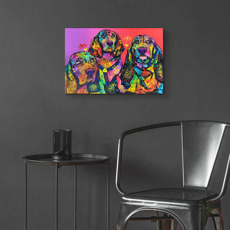 "Amigos" par Dean Russo, H 16 po x l 24 po