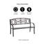 Banc de jardin en fer Lewis