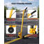 Striping Line Painting Wand Industrial Two-Wheel Marking Paint Wand, For Ground Marking, Parking Lot and Field, Lightweight and Easy to Push, Compatible with Inverted Striping Paint, Yellow