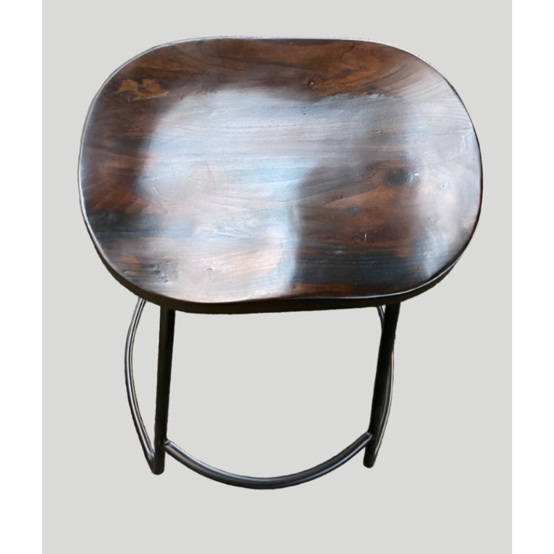 Tabouret de bar 26 po Morgane, Brun
