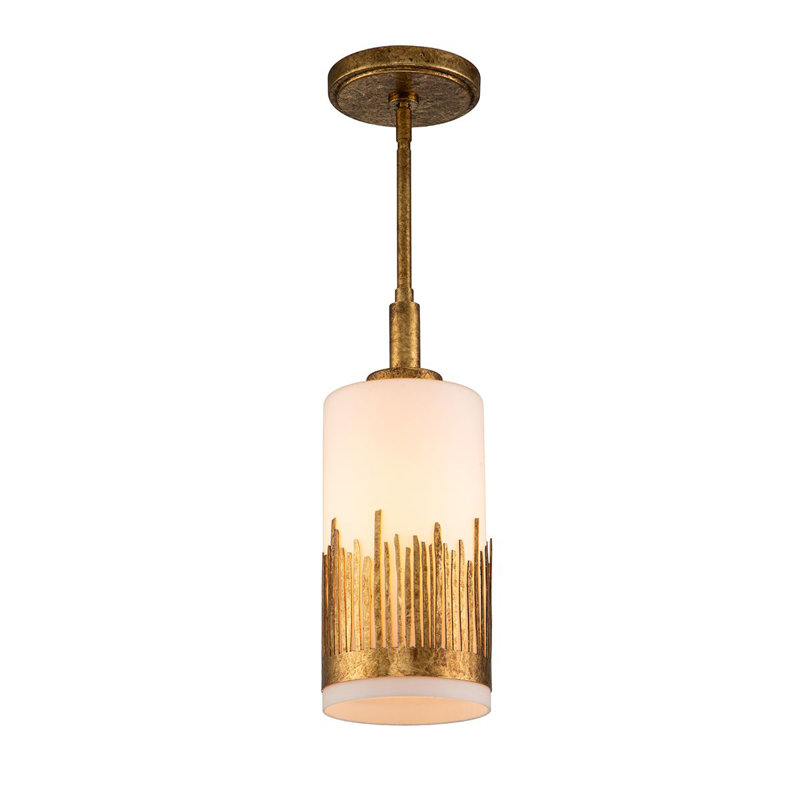Sawgrass 1 - Light Single Cylinder Pendant, Gold