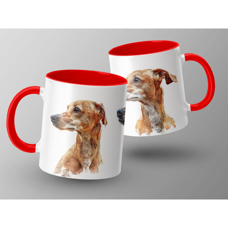 Ceramic Coffee Mug, 1, Red