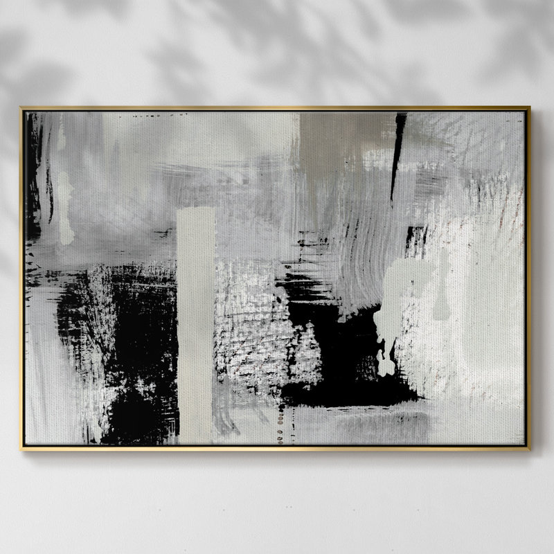 Le début de l'été, reproduction d'art sur toile, Or, H 27 po x l 41 po x P 2 po