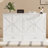 Murphy Bed Queen Manufactured Wood Traditional Cabinet, White-122255684