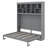 Queen Size Murphy Bed Wall Bed With Top Shelves & USB-102515716