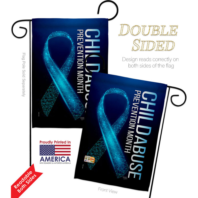 Double Sided 18.5'' H x 13'' W Polyester Garden Flag