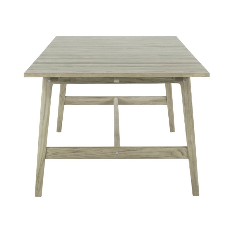 Coast Outdoor Dining Table, Oyster Teak