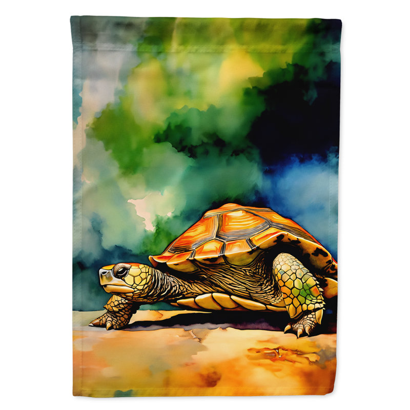 Drapeau de jardin tortues tortues