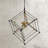 Cabela 6 - Light Dimmable Geometric Chandelier