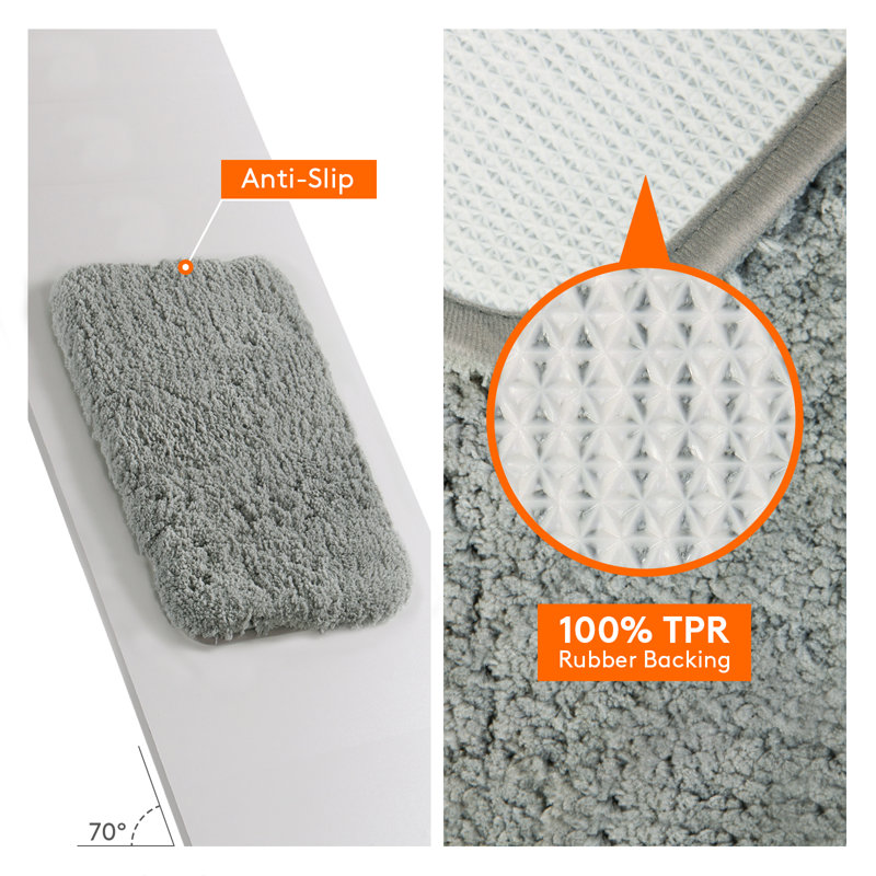 Microfiber / Microsuede Non-Slip Bath Mat