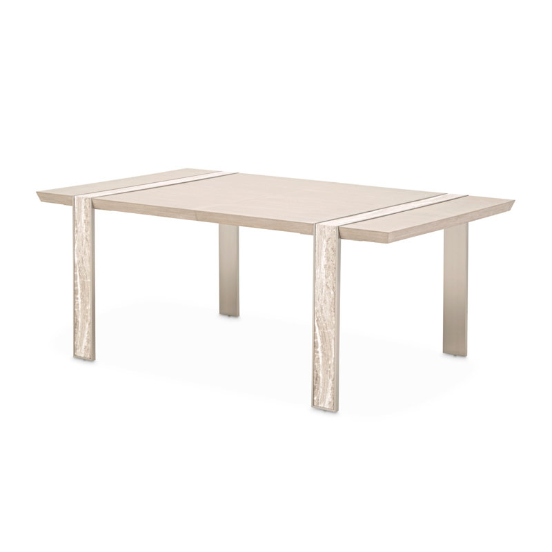 Lotus Bay Dining Set, 7 Pieces: Table, 6 Chairs