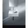 Vero Ceramic Rectangular Wall Mount Bathroom Sink with Overflow