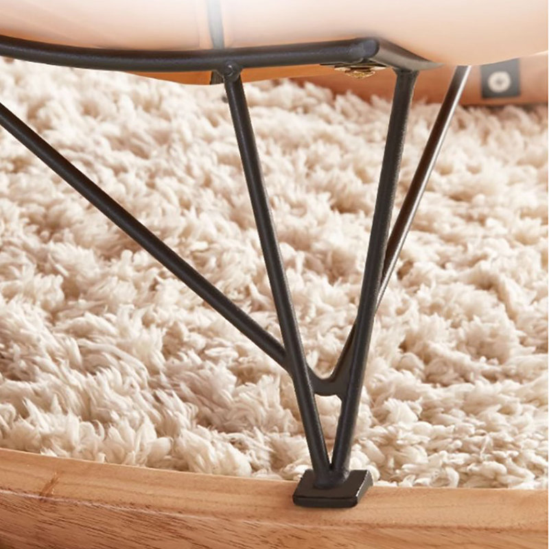 Chaise berçante en tissu Light Luxury Technology, Orange