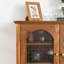Buffet arqué entièrement en bois et verre