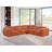 Top Grain Italian Leather 6-Piece L-Shaped Modular Power Reclining Sectional With 3 Power Recliners & Power Headrests-109973447