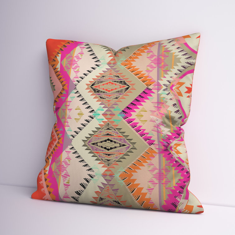 Mistana Hartwell Boho Tassel Fringed Cotton Throw Pillow