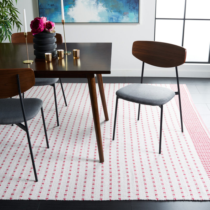 Tapis en coton à tissage plat Aitken, Rectangle 8 pi x 10 pi