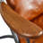 Peterson Wood Arm Genuine Leather Lounge Chair-115353293