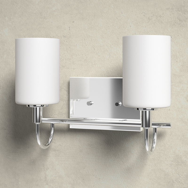 Rowley 2 Light Dimmable Vanity Light, Chrome