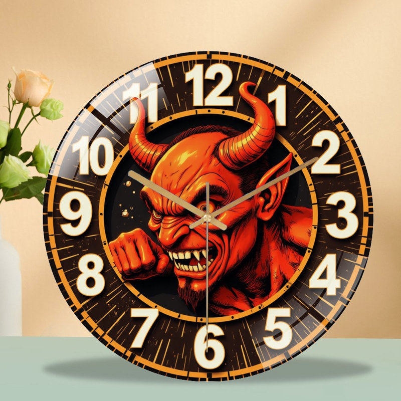 Horloge murale 12 po Devil