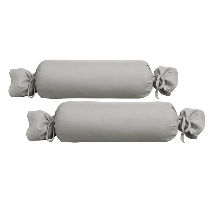 100% Cotton Pillow Case, 40cm W x 140cm L, Storm Grey