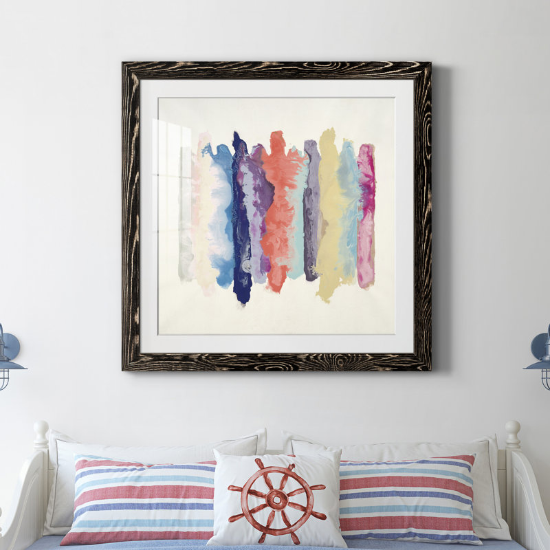 «Flowing Energy I» - peinture encadrée, H 35,5 po x l 35,5 po x P 1,5 po, Papier noir