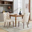 Tufted Velvet Upholstered Parsons Chair in Beige