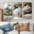 Toile naturelle avec cadre flottant
