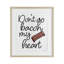 «Don't Go Bacon My Heart», reproduction sous verre, conception de Susan Ball-897908288-897908293