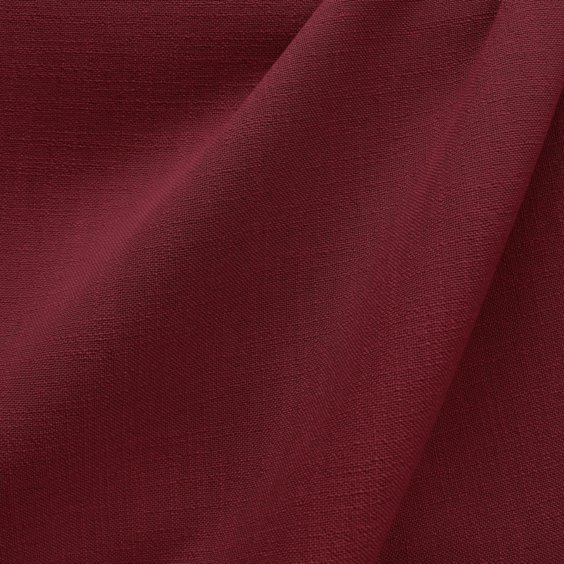 Solid Linen Look | Linati Fabric, Cranberry